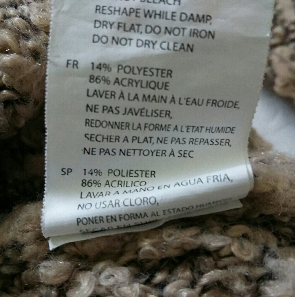 Rib knit sweater elbow patch - Picture 2 of 3